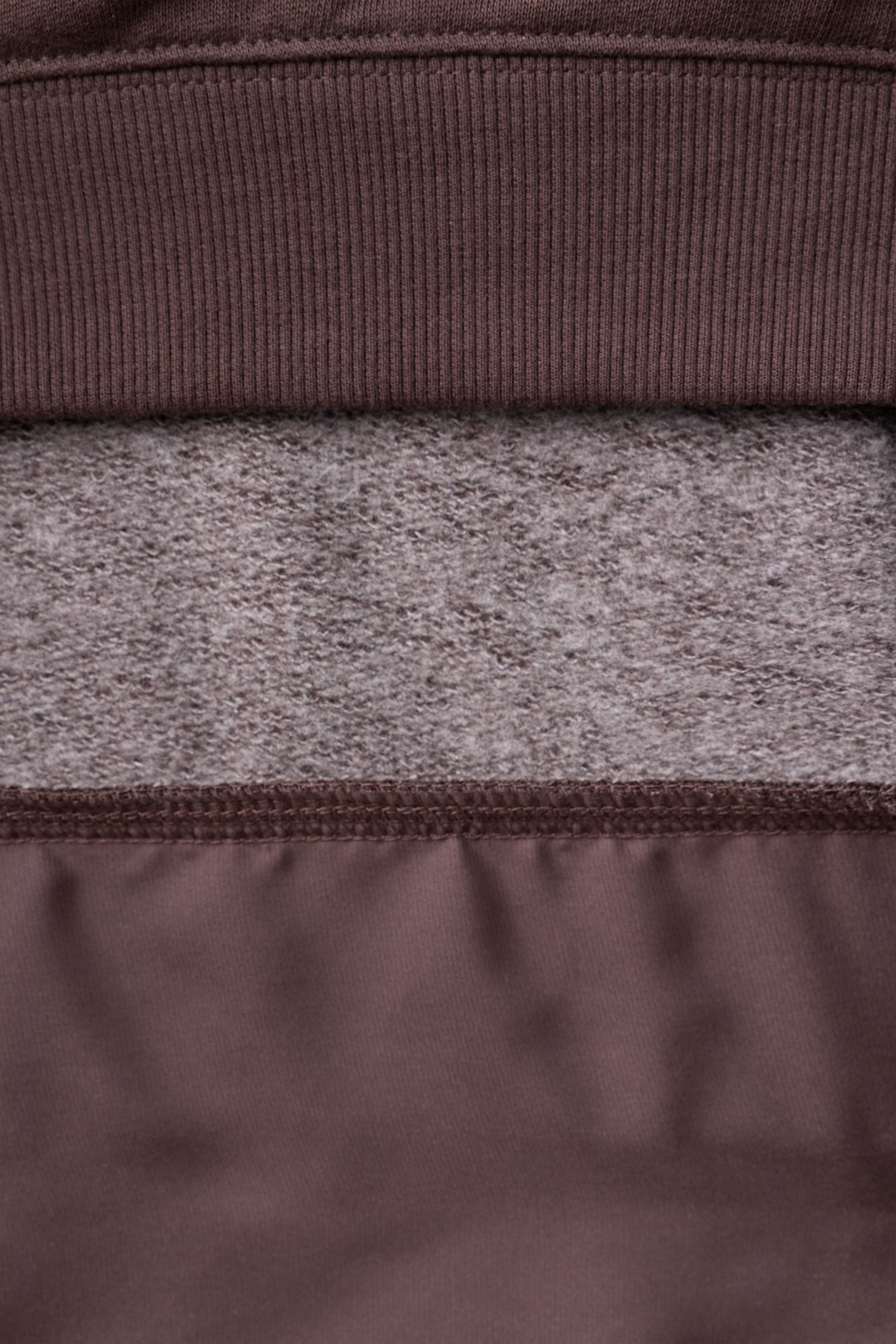 LACE-HEM SWEATSHIRT